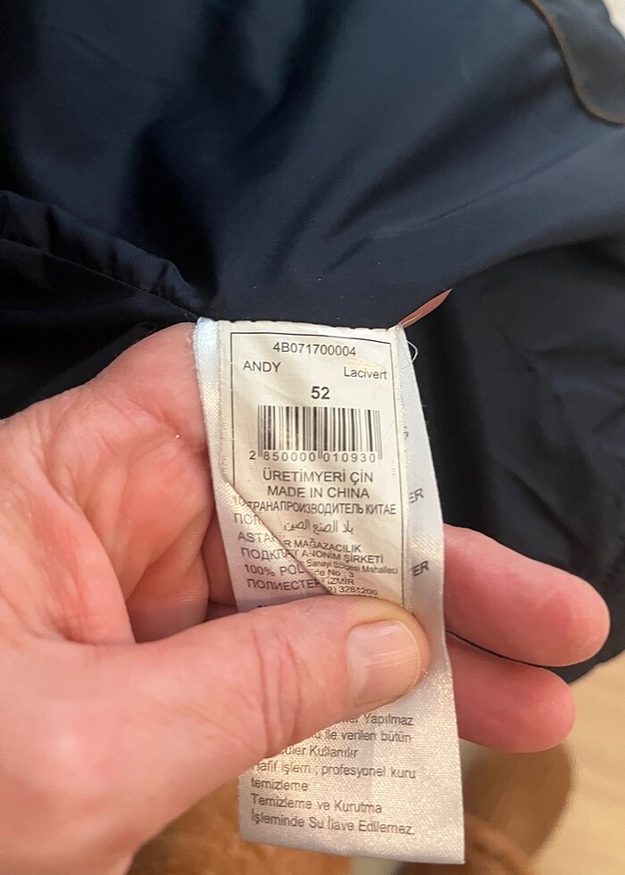 Beymen business erkek mont - Görsel 5