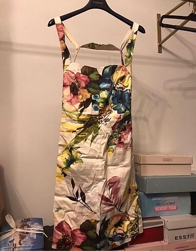 Polo Garage günlük çiçekli elbise