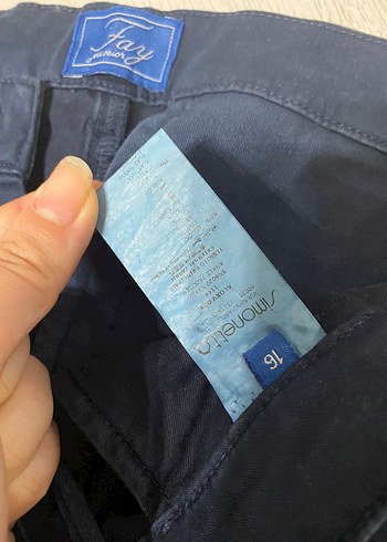 15-16 Yaş Beden lacivert Renk Lacivert pantolon