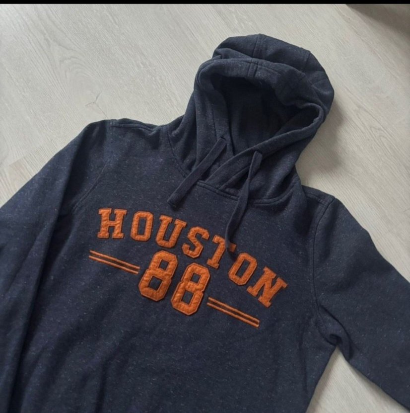 Erkek Gri Kapüşonlu Sweatshirt - Görsel 4