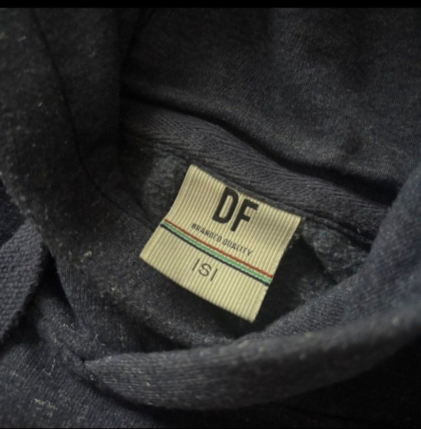 Erkek Gri Kapüşonlu Sweatshirt - Görsel 2