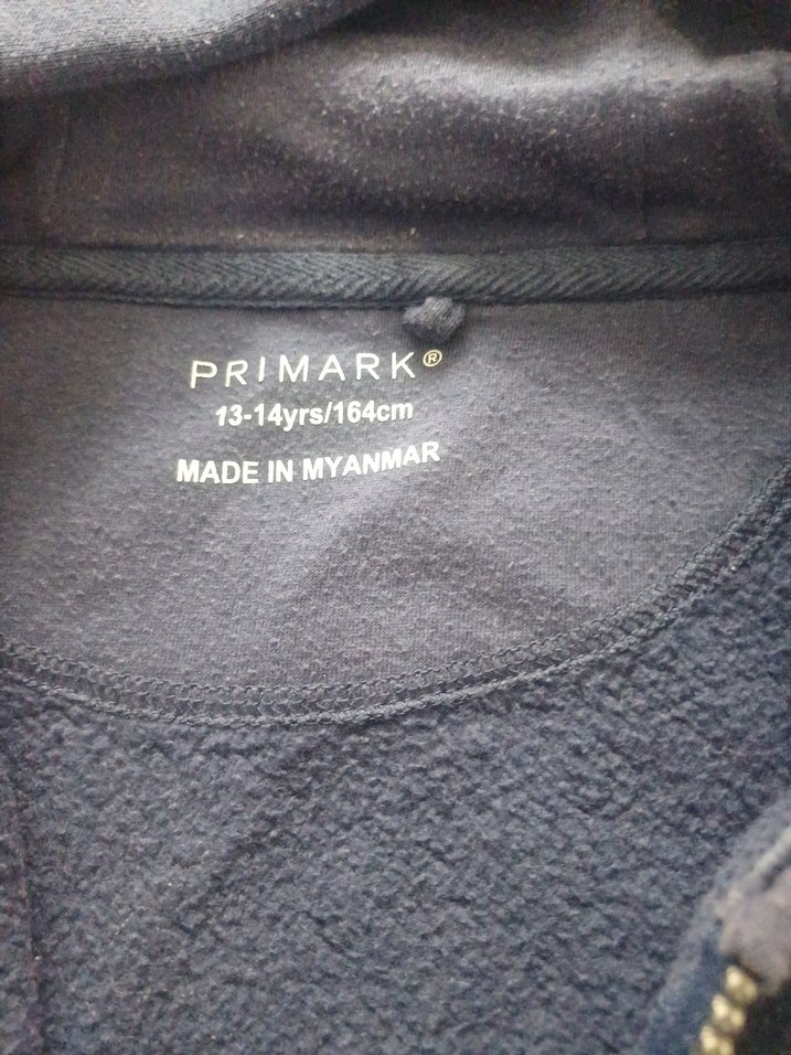 Erkek Çocuk Lacivert Kapüşonlu Fermuarlı Sweatshirt - Görsel 3