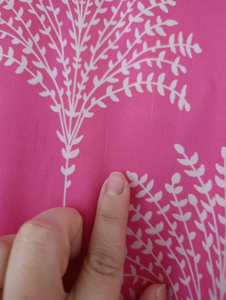 Pembe Uzun Kollu Bohem Renkli Elbise - Görsel 3