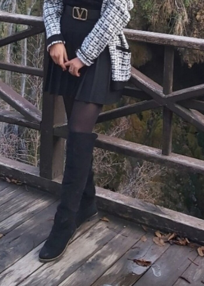 siyah mini etek  - Görsel 2