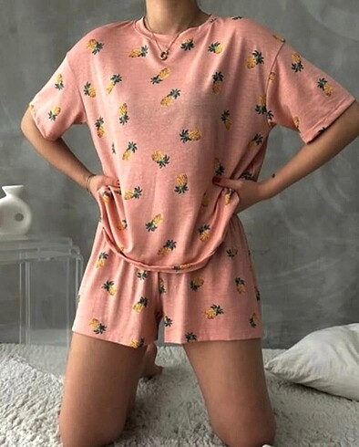 Ananaslı Pijama Takımı