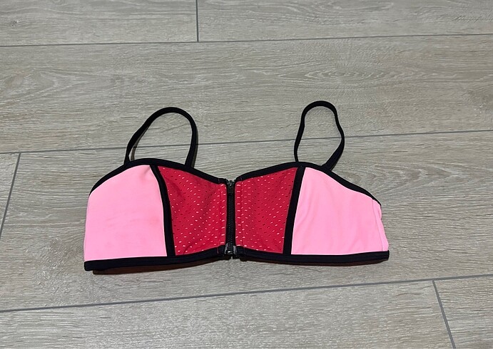 Penti Önden fermuarlı straplez bikini takımı