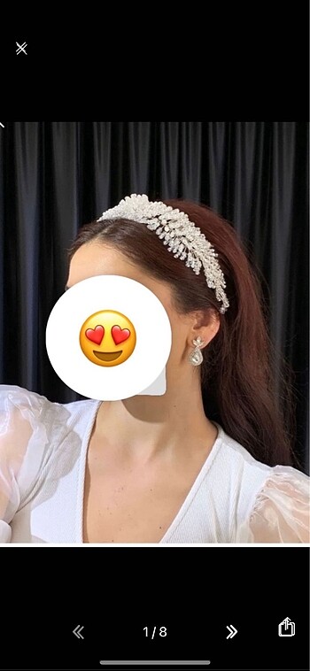 Beden beyaz Renk Gelin saç aksesuarı