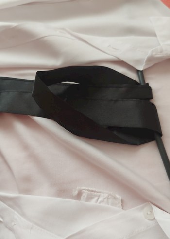 Siyah Midi Kadın Kimono - Görsel 4