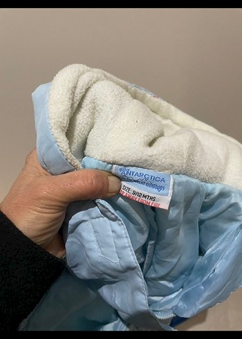 Mavi Nakışlı Bebek Tulumu - Görsel 3