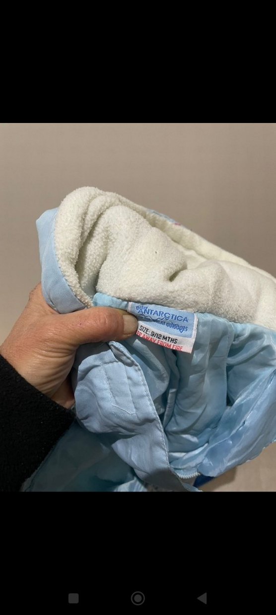 Mavi Nakışlı Bebek Tulumu - Görsel 3