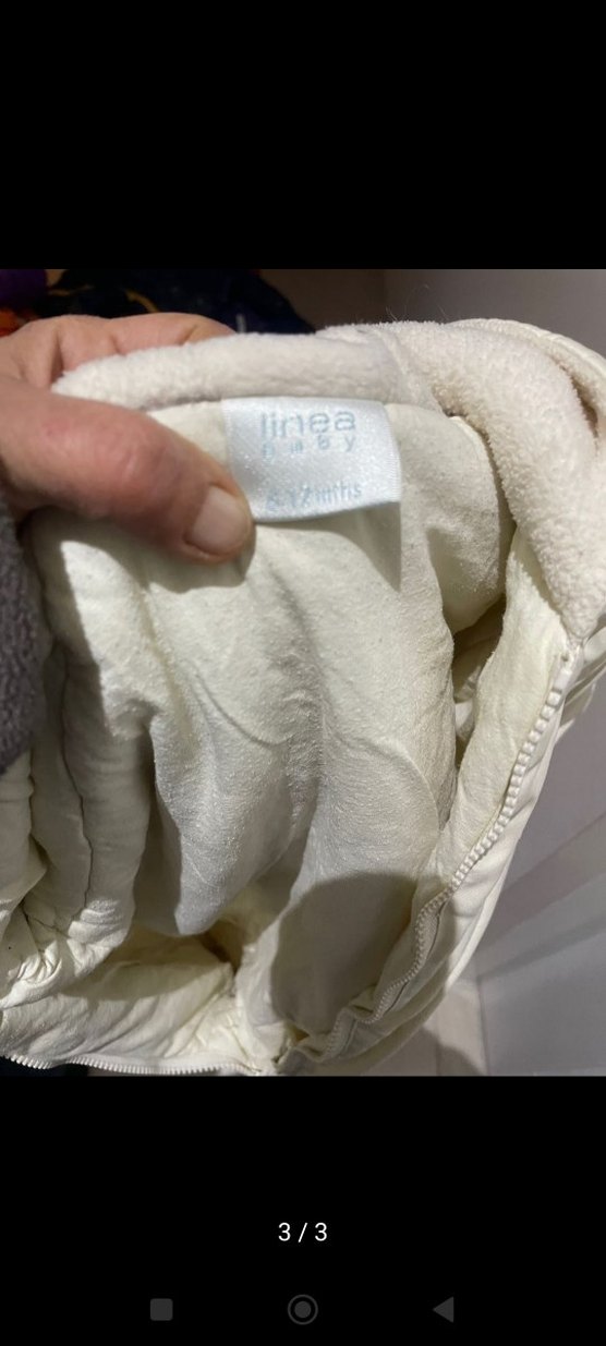 Kapüşonlu Beyaz Bebek Kız Tulumu - Görsel 3