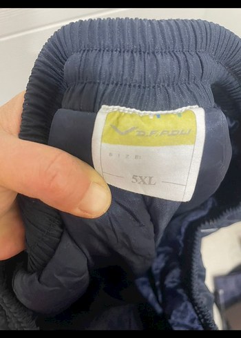 Erkek Lacivert Rahat Kesim Kayak Pantolonu - Görsel 3