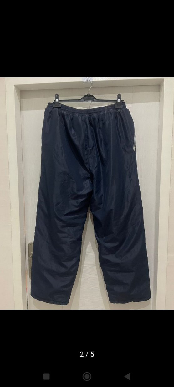 Erkek Lacivert Rahat Kesim Kayak Pantolonu - Görsel 2