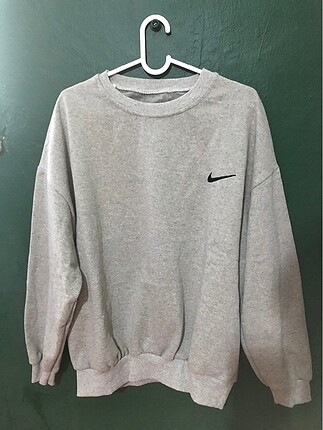 oversize gri sweatshirt