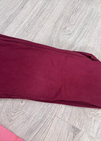 Bordo Fermuarlı Kadın Kumaş Pantolon