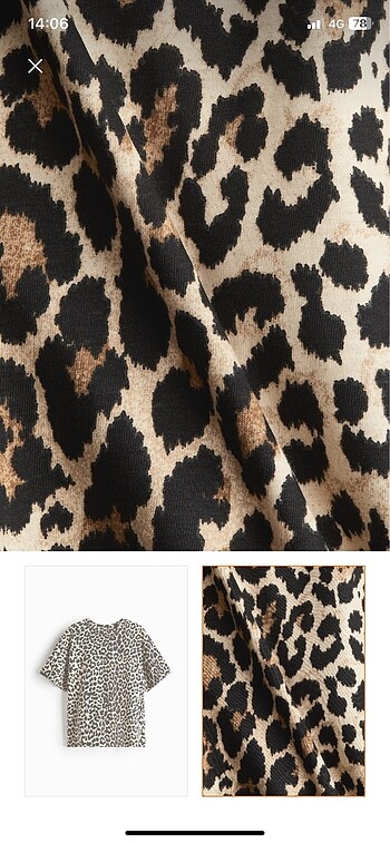 H&M Leopar bluz