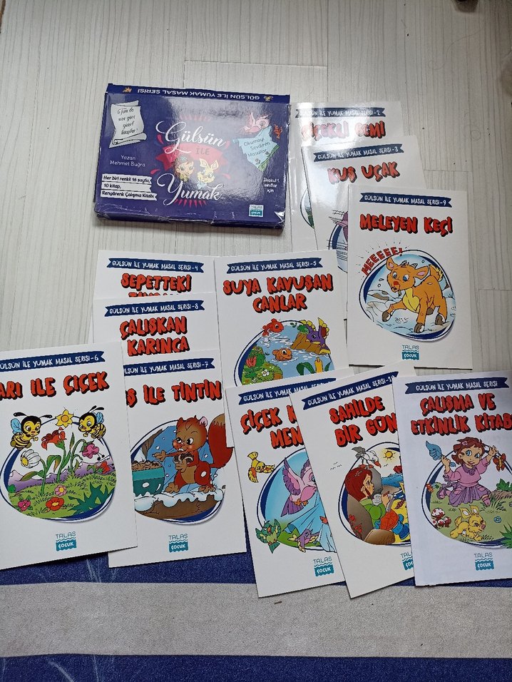 Gülsün ile Yumak Rengârenk Çalışma Kitabı Seti - Görsel 2