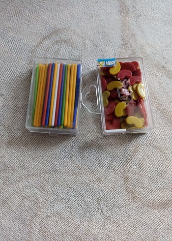 Renkli Sayı Fasulyesi ve Çubuk Seti - Görsel 2