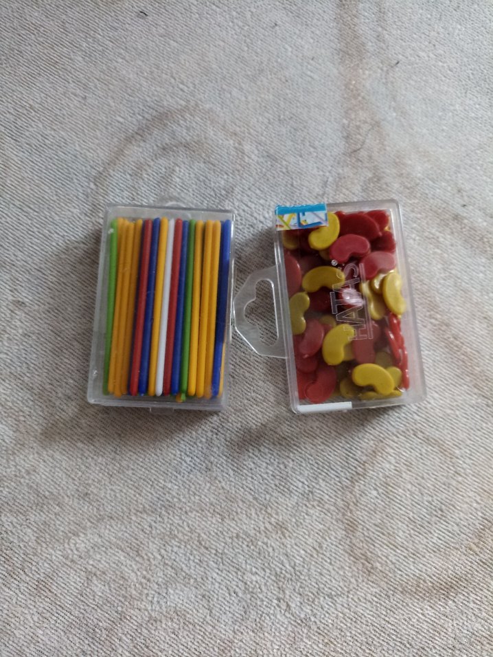 Renkli Sayı Fasulyesi ve Çubuk Seti - Görsel 3