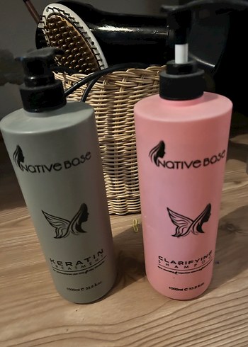 Native Base Keratin ve Clarifying Şampuan Seti
