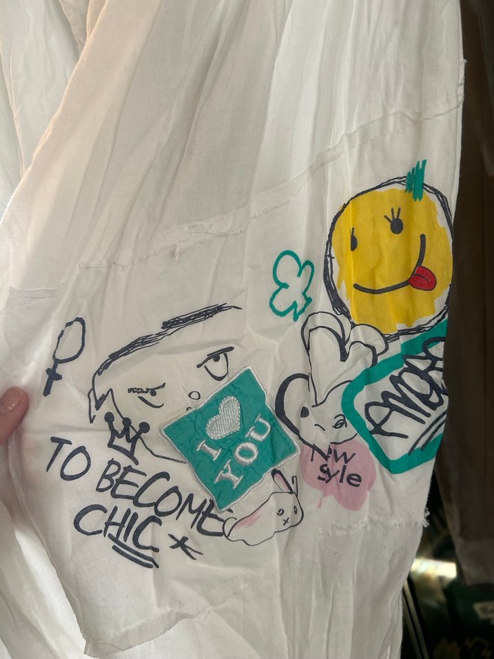 Beyaz Pamuklu plaj pantolonu - Görsel 2