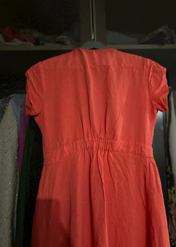 Nar çiçeği gömlek elbise - Görsel 5