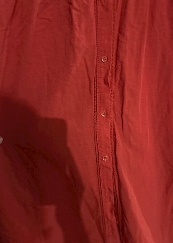 Nar çiçeği gömlek elbise - Görsel 4