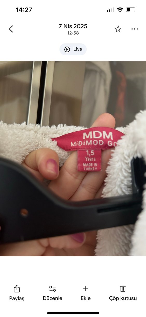 Pembe Tabşan Desenli Astronot Tulum - Görsel 4