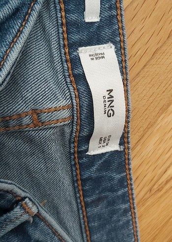 34 Beden mavi Renk liklari yüksek bel