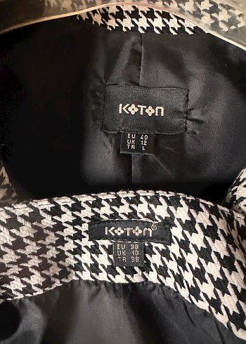 Düğmeli Kadın Midi Ceket - Gri - Görsel 6