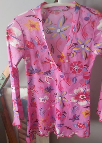 Pembe Desenli Bohem tul