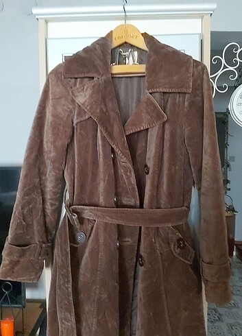 American Retro GOTIK KADIFE TRENCKOT