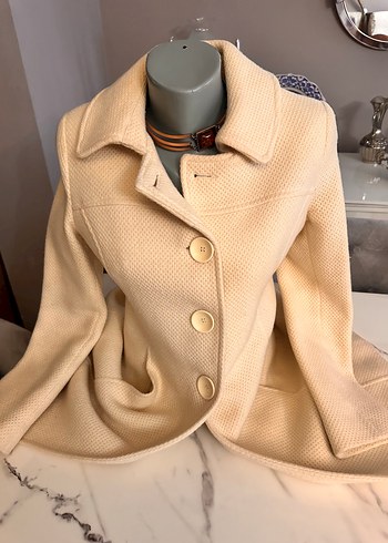Vintage Love Ekru Dokulu Kaban Vintage Yun