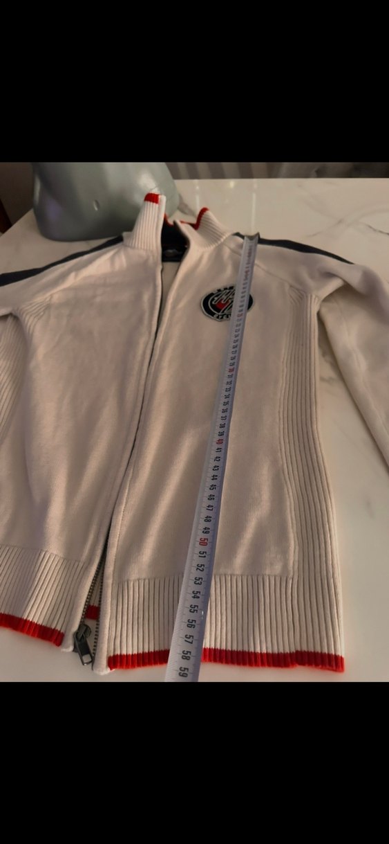 Retro Spor Fermuarlı Ceket   S m vıntage aldım — görsel 6/8