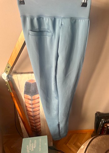 Nike Acik Mavi Yuksek Bel Spor Pantolon Sadece Kirisik