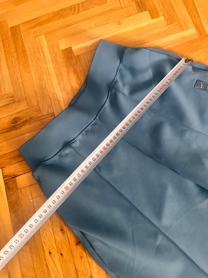 Açık Mavi Yüksek Bel Spor pantolon  sadece kırışık — görsel 7/10