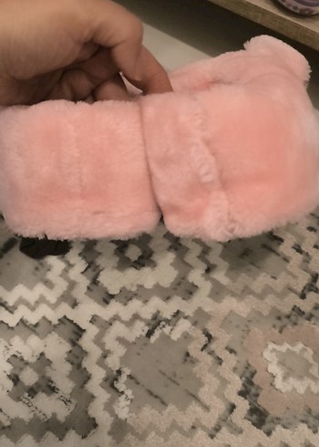 Twigy 28-29 no Pembe Peluş Ev Terliği - Görsel 5