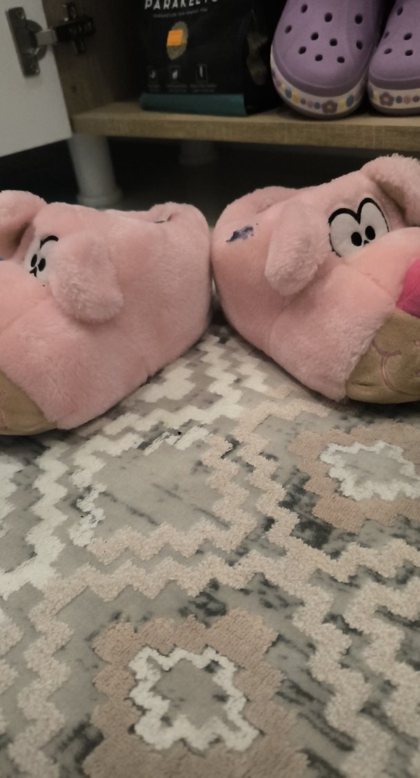 Twigy 28-29 no Pembe Peluş Ev Terliği - Görsel 3