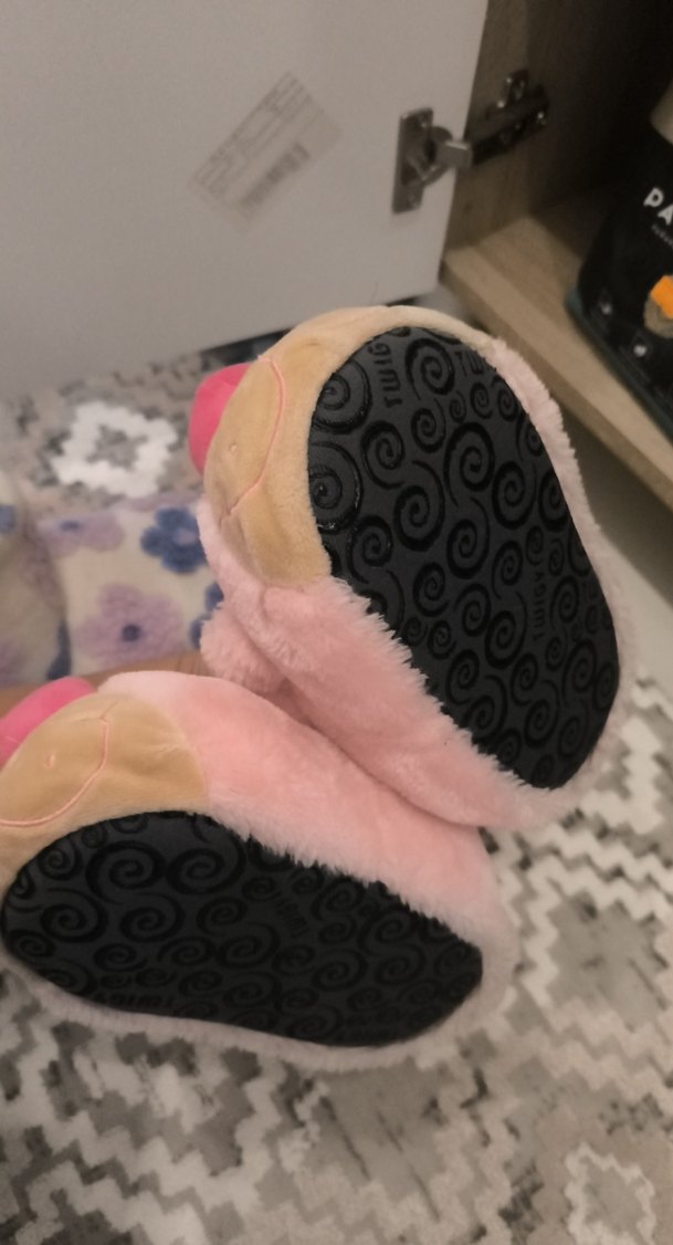 Twigy 28-29 no Pembe Peluş Ev Terliği - Görsel 4