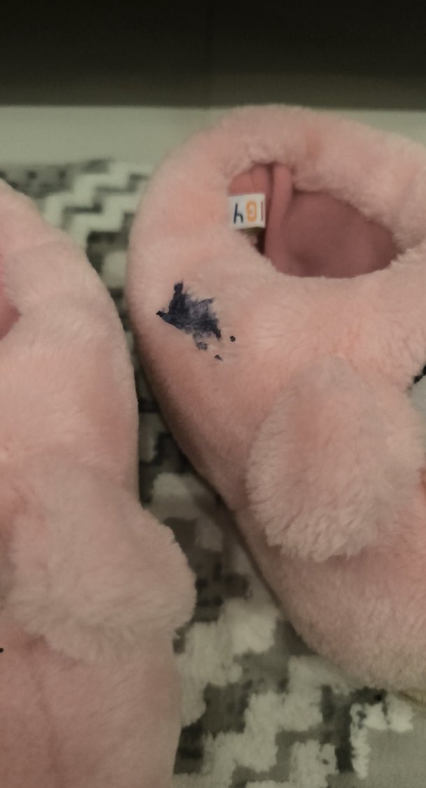 Twigy 28-29 no Pembe Peluş Ev Terliği - Görsel 2