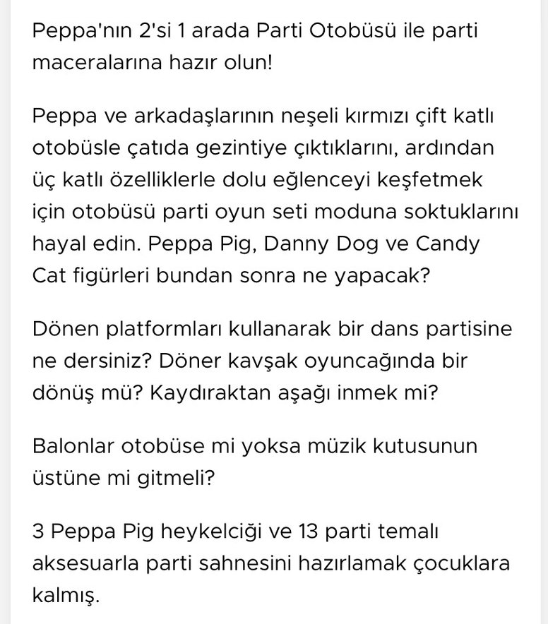 Peppa Pig Kırmızı Parti Otobüsü Oyuncak - Görsel 5