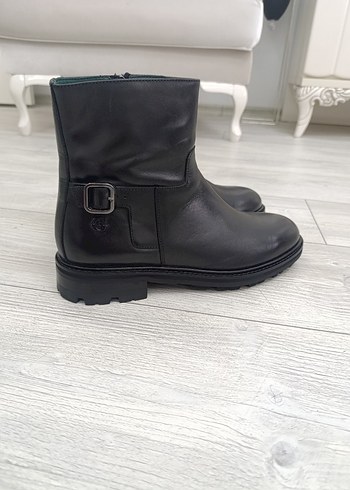 George Hogg Siyah El Yapımı Deri Erkek Bot - Görsel 4