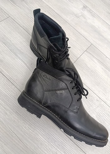 Clarks Siyah Deri Goretex Erkek Bot - Görsel 7