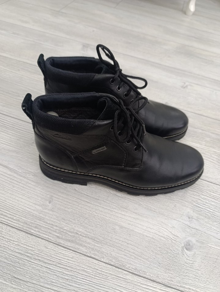 Clarks Siyah Deri Goretex Erkek Bot - Görsel 4