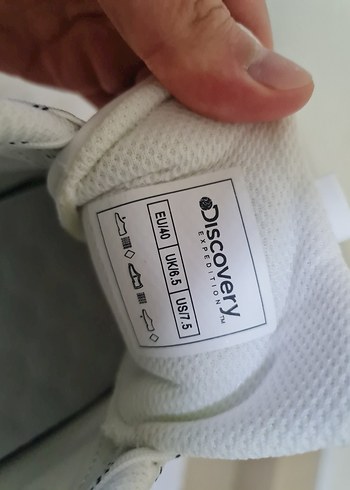 Discovery expedition Beyaz Gri Kadın erkek unisex Spor Ayakkabı - Görsel 2