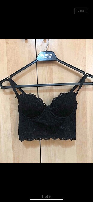 Siyah Dantelli Büstiyer
