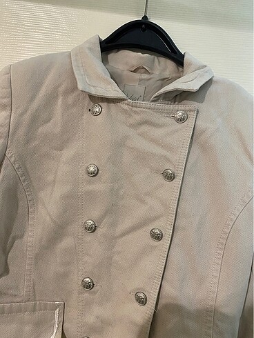 38 Beden camel Renk Kruvaze Blazer