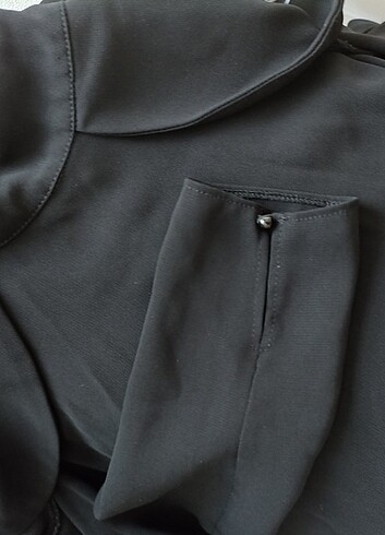 Omuzu açık bluz - Görsel 6