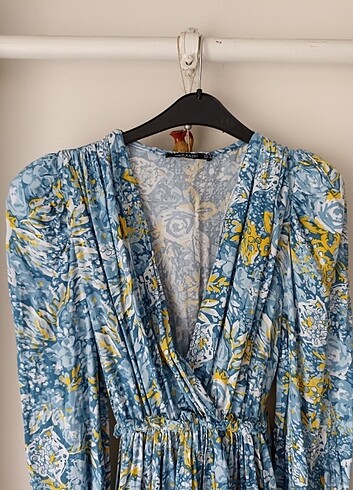 Desenli elbise - Görsel 5