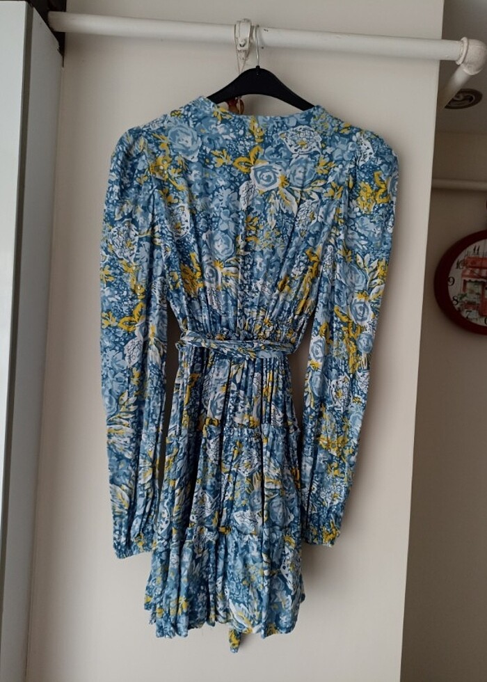 Desenli elbise  - Görsel 3